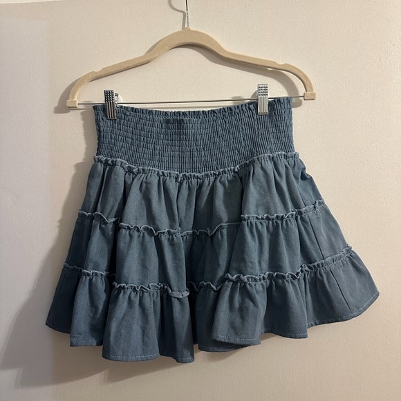 Pink Lily Dresses & Skirts - Ruffled Women's Skirt